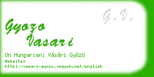 gyozo vasari business card